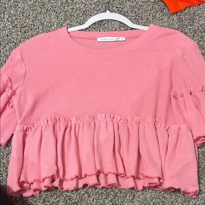 Altar'd State Soft Pink Textured Top